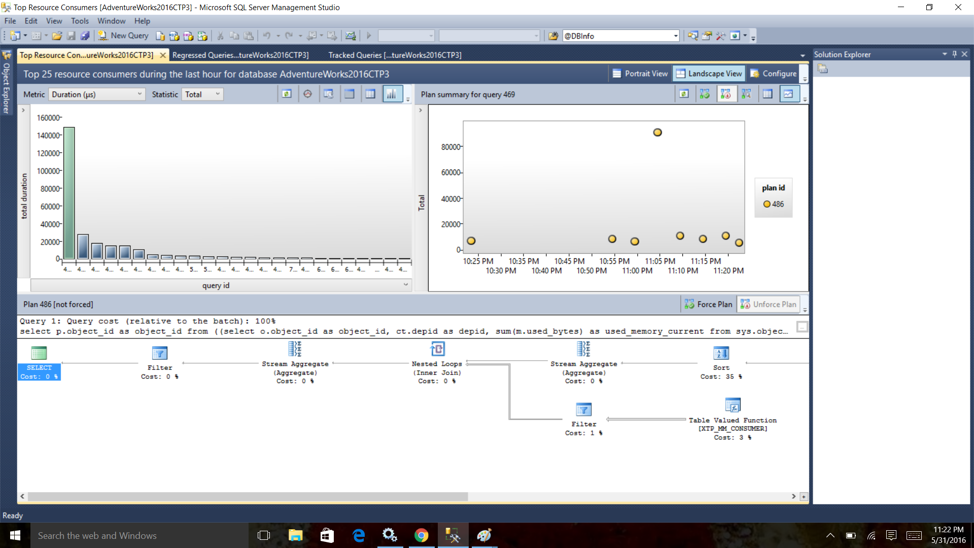 Query Store – Key feature in SQL Server 2016 – Ramasankar Molleti Blog